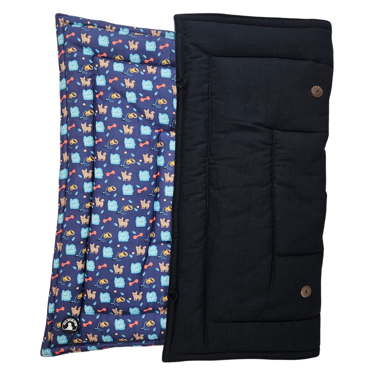 Let's Play /Dog Print Pet Mat