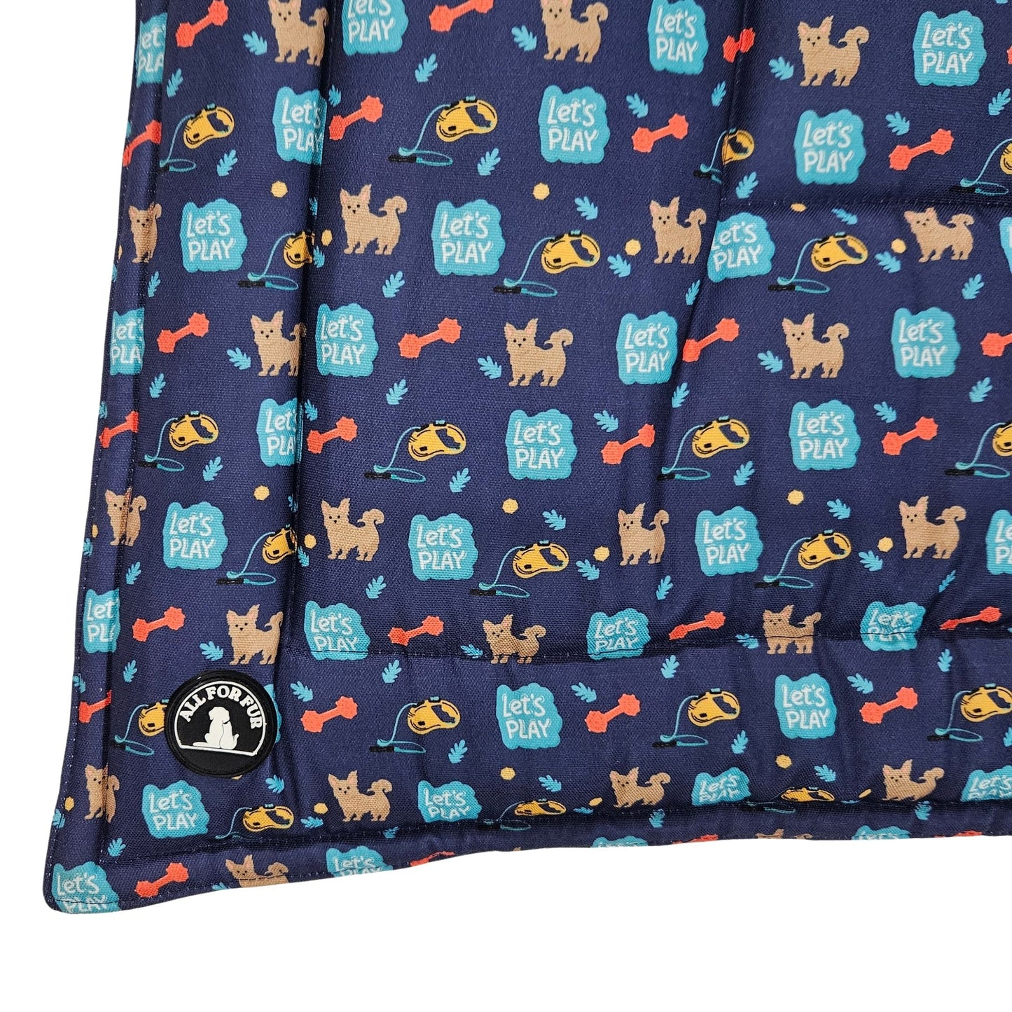 Let's Play /Dog Print Pet Mat