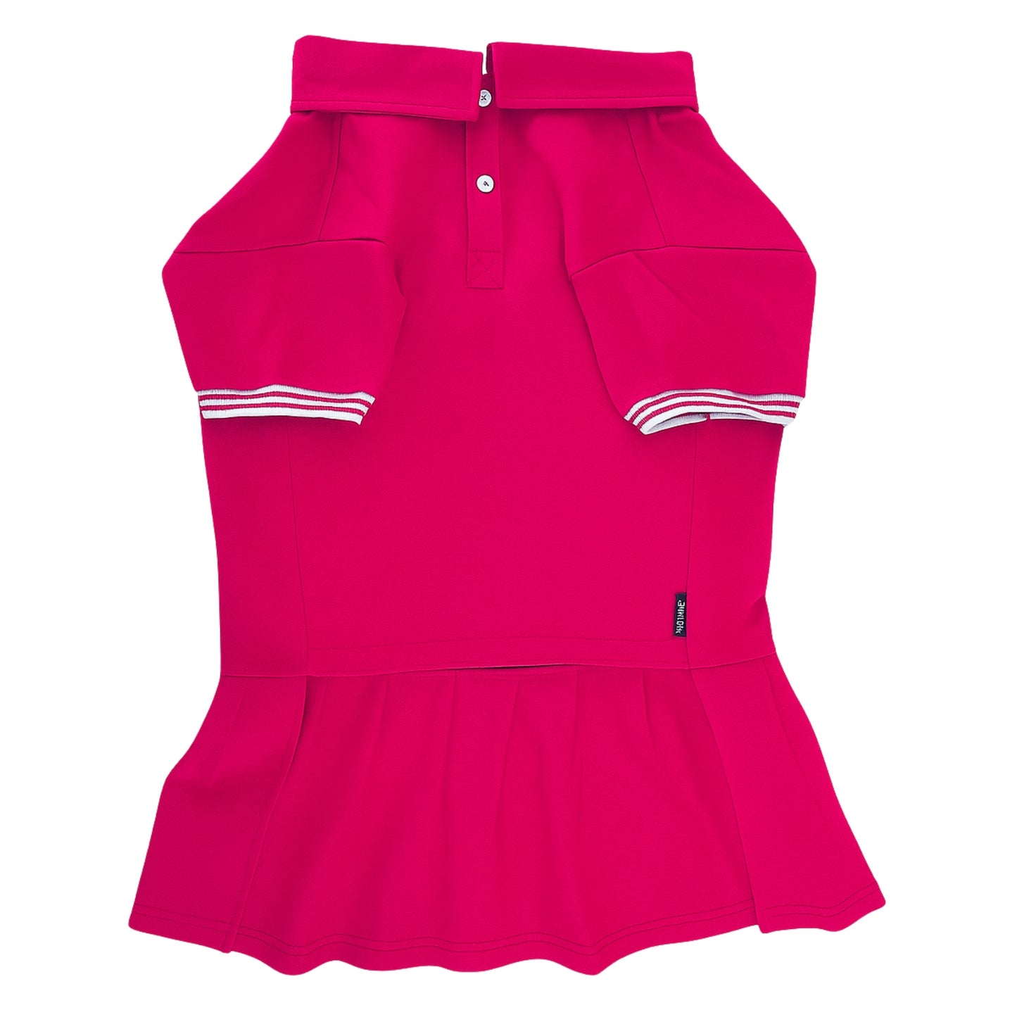Polo T-Shirt with Skirt (Female Dogs) - Rose Pink