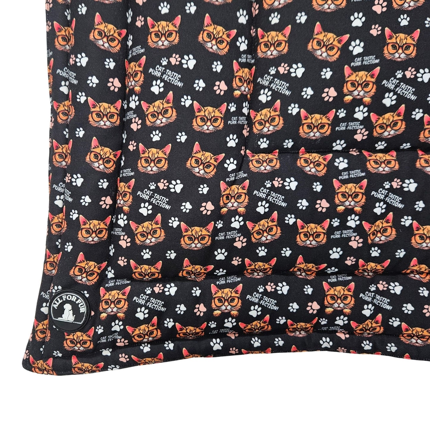 Black Cats /Cat Print Pet Mat