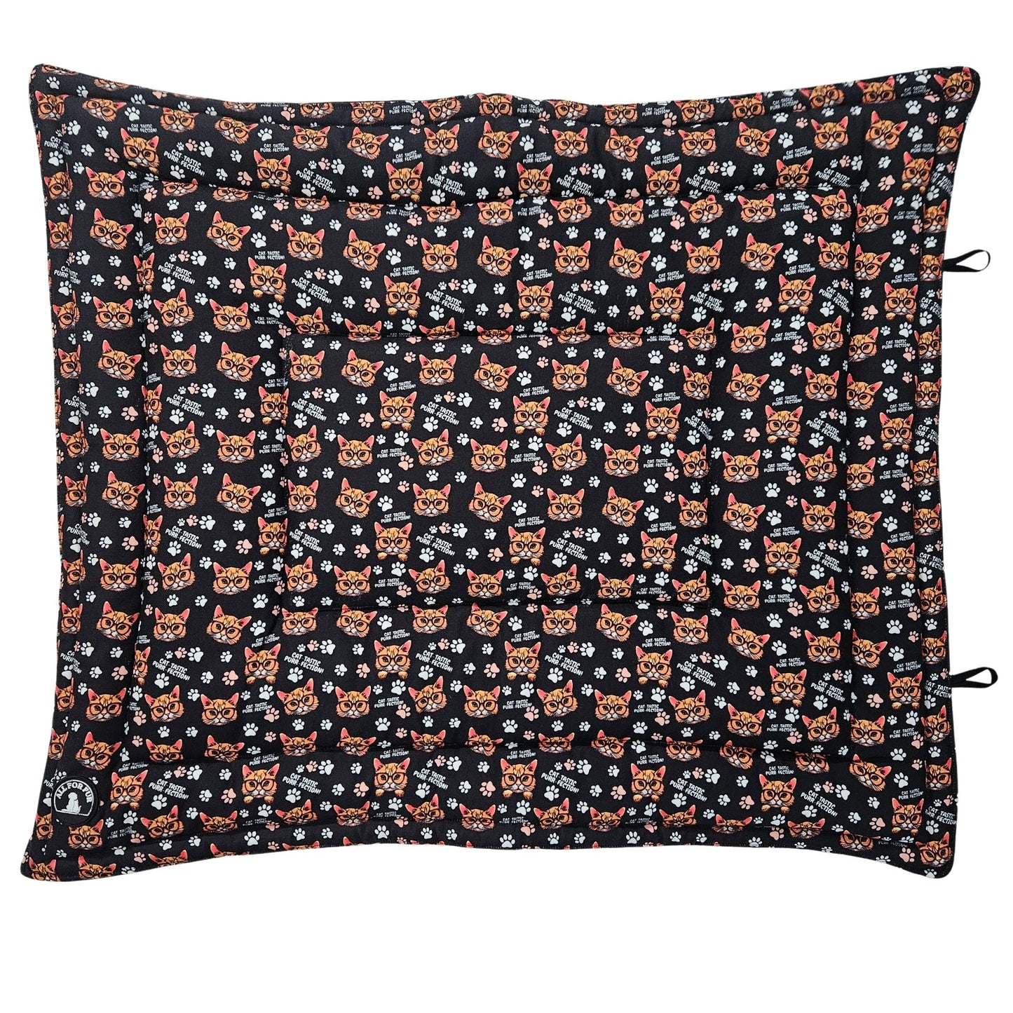 Black Cats /Cat Print Pet Mat