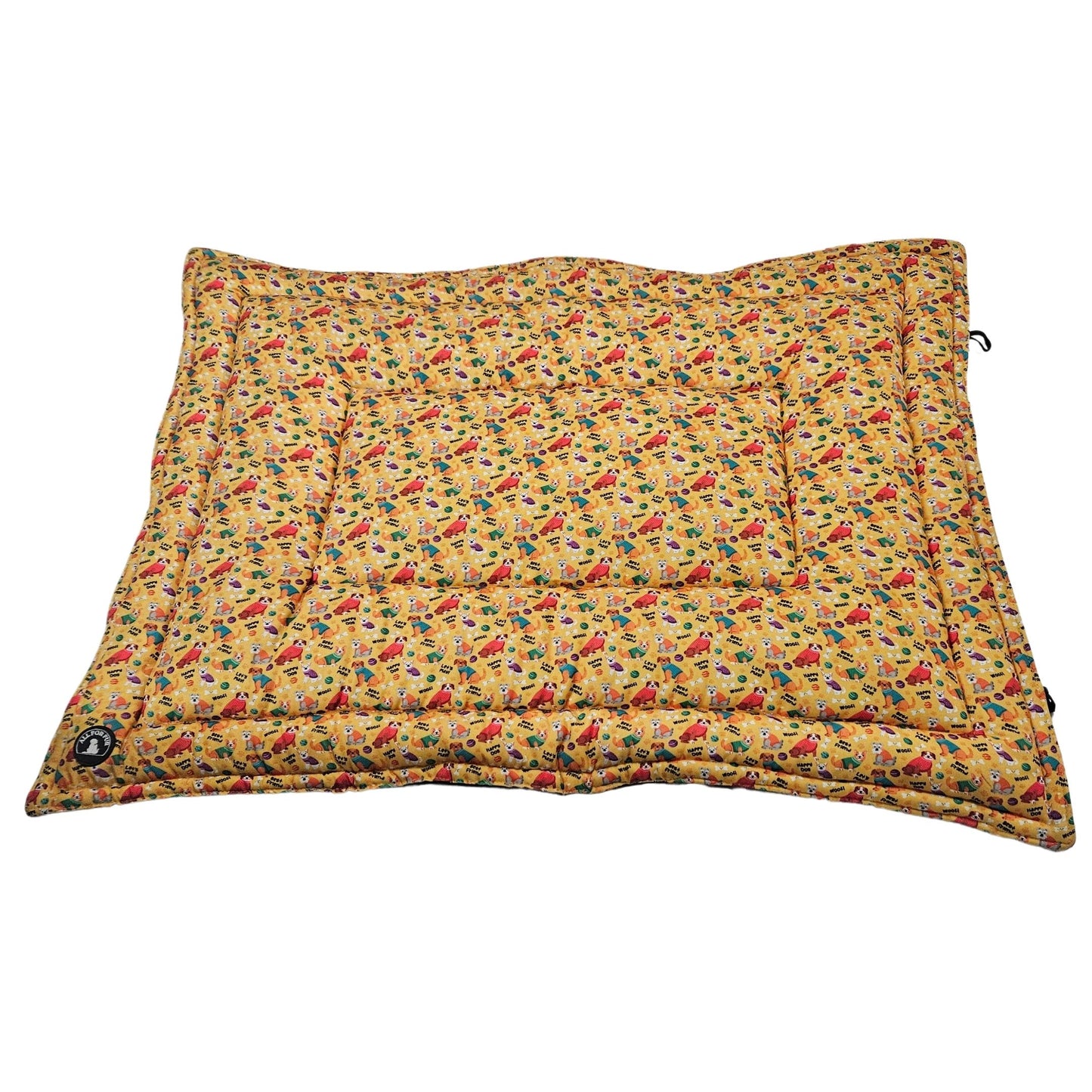 Yellow Dogs /Dog Print Pet Mat