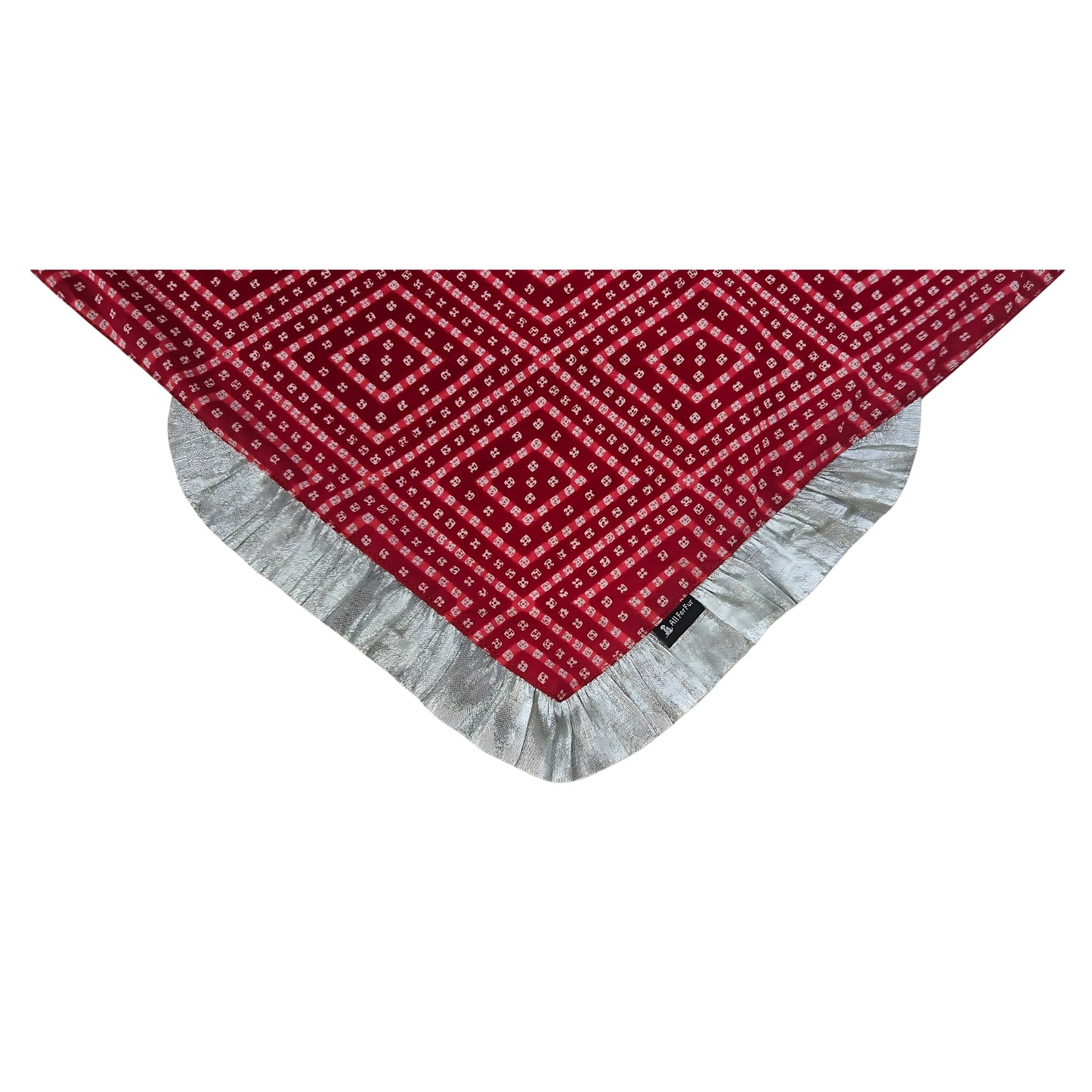Red Bandhani | Knot & Tie Bandana