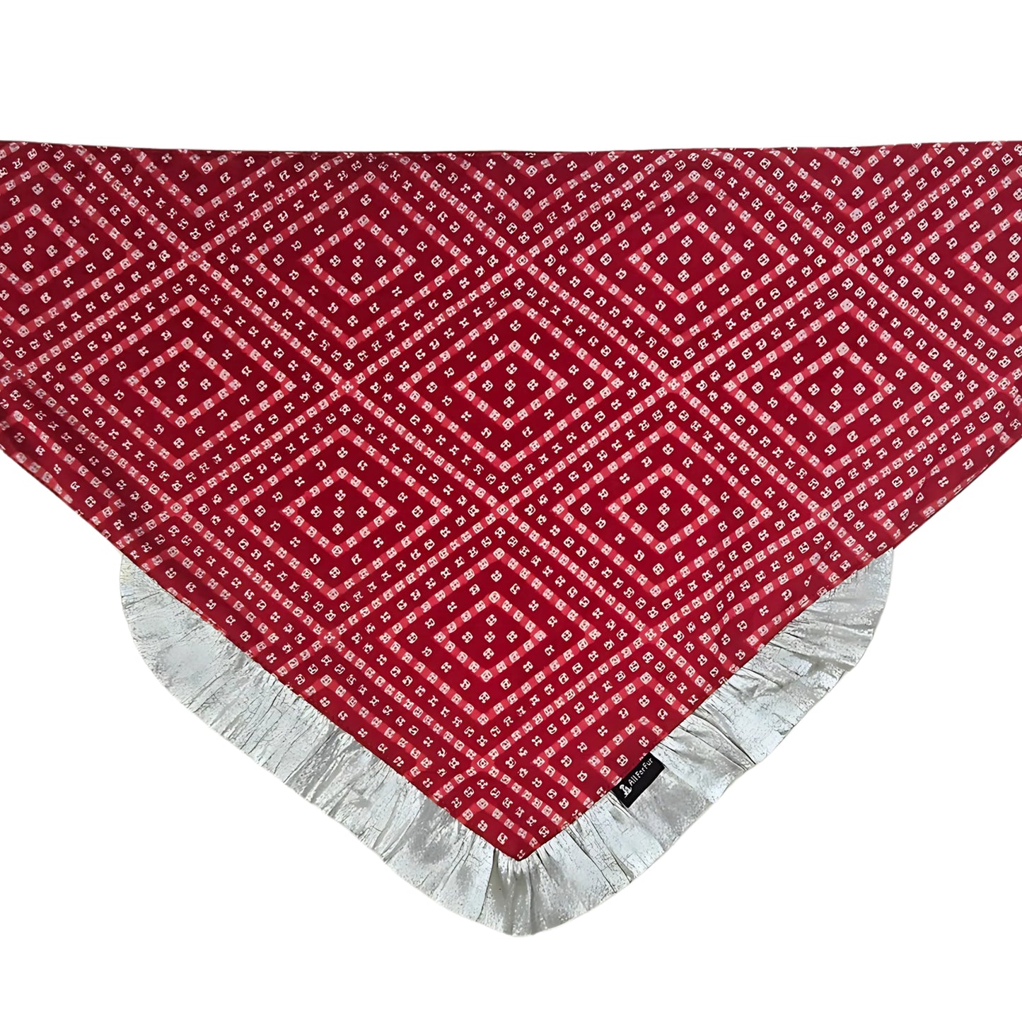 Red Bandhani | Knot & Tie Bandana