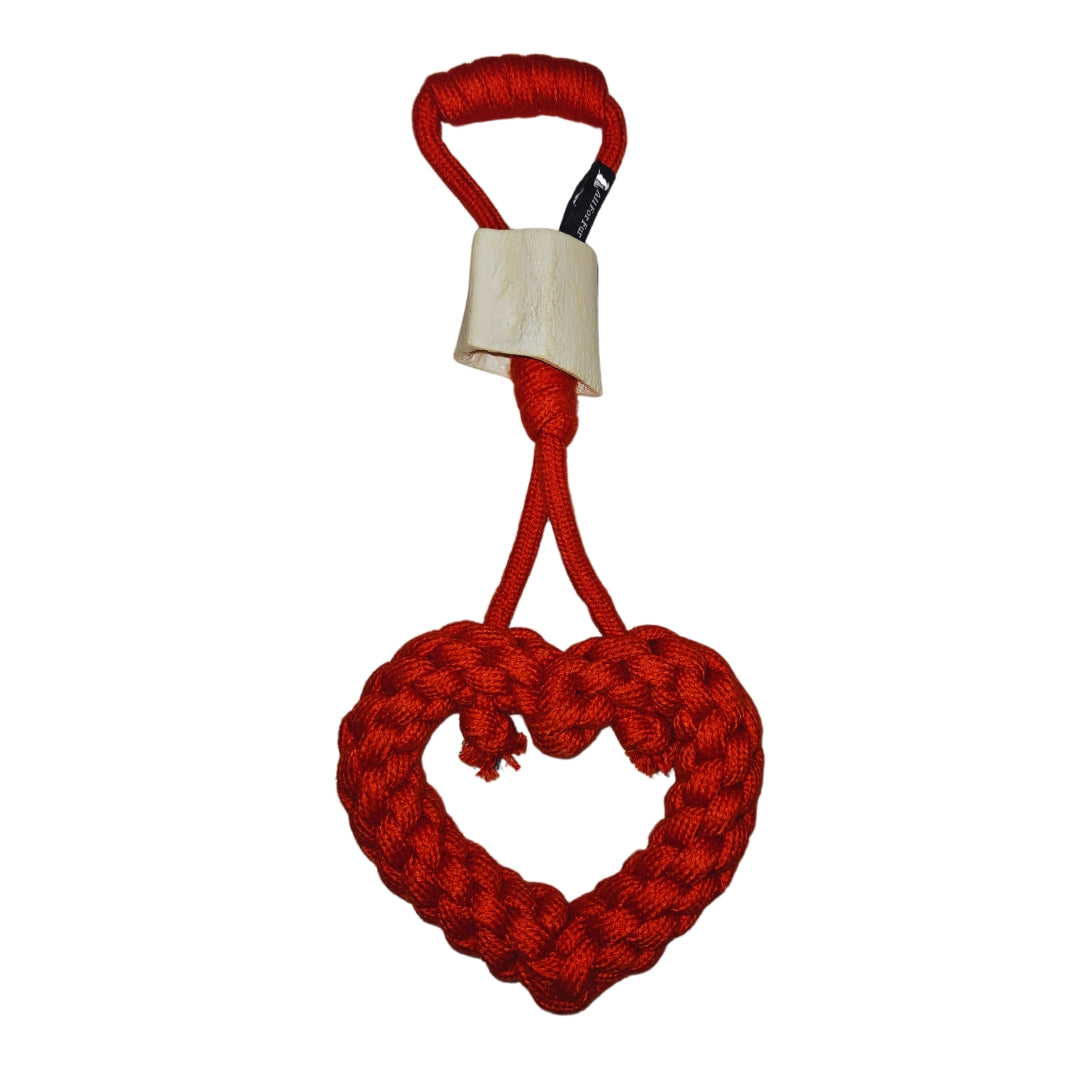 Heart On A Rope | Dog Toy