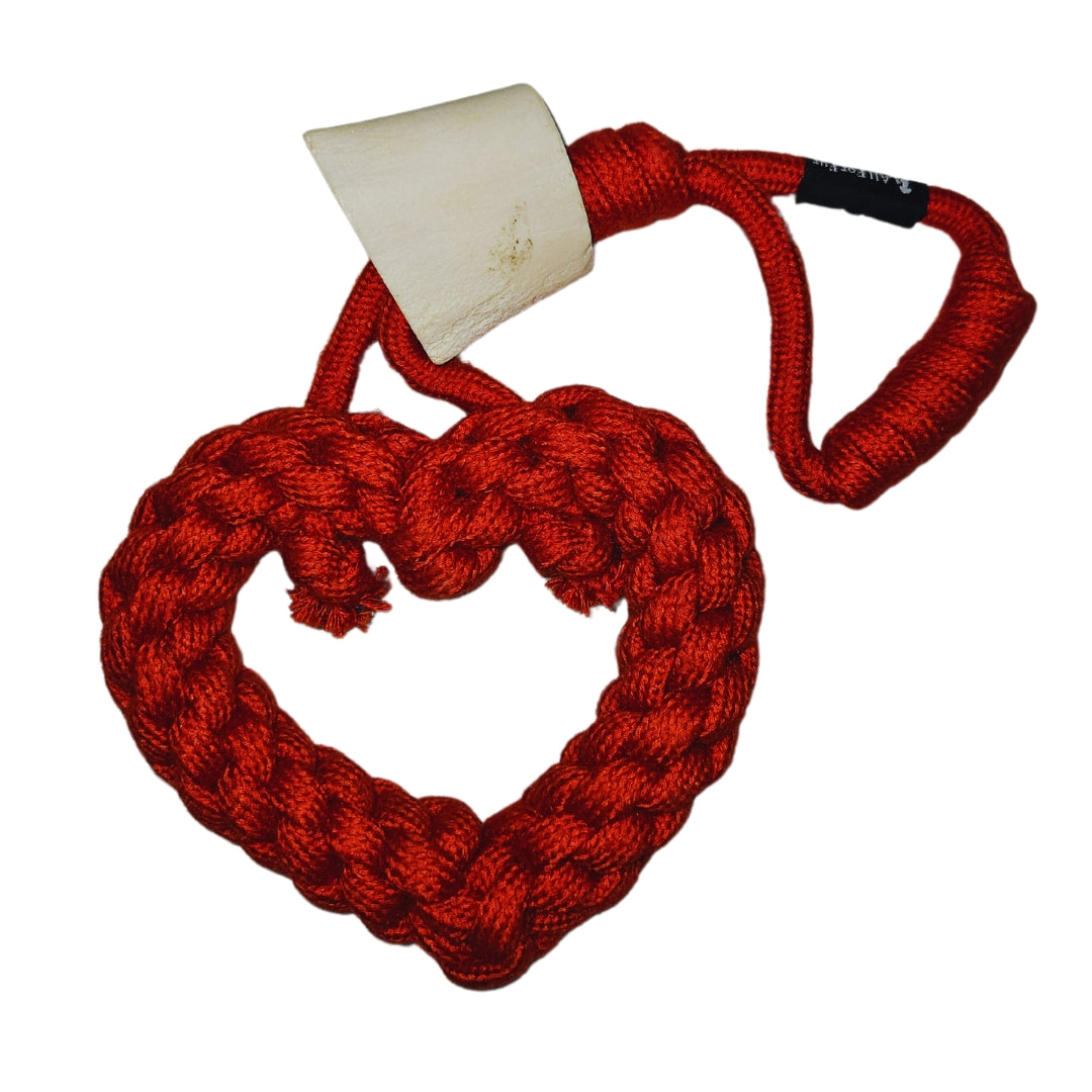 Heart On A Rope | Dog Toy