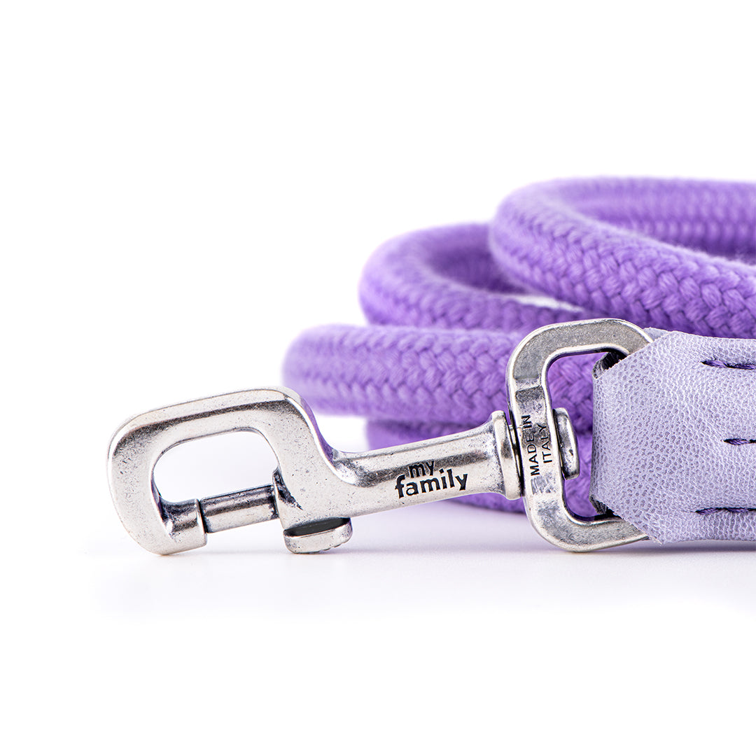 MyFamily West Point Dog Leash in Pink Camouflage Mixed Cotton and Rope