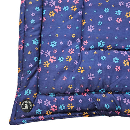 Blue Paw /Dog Print Pet Mat