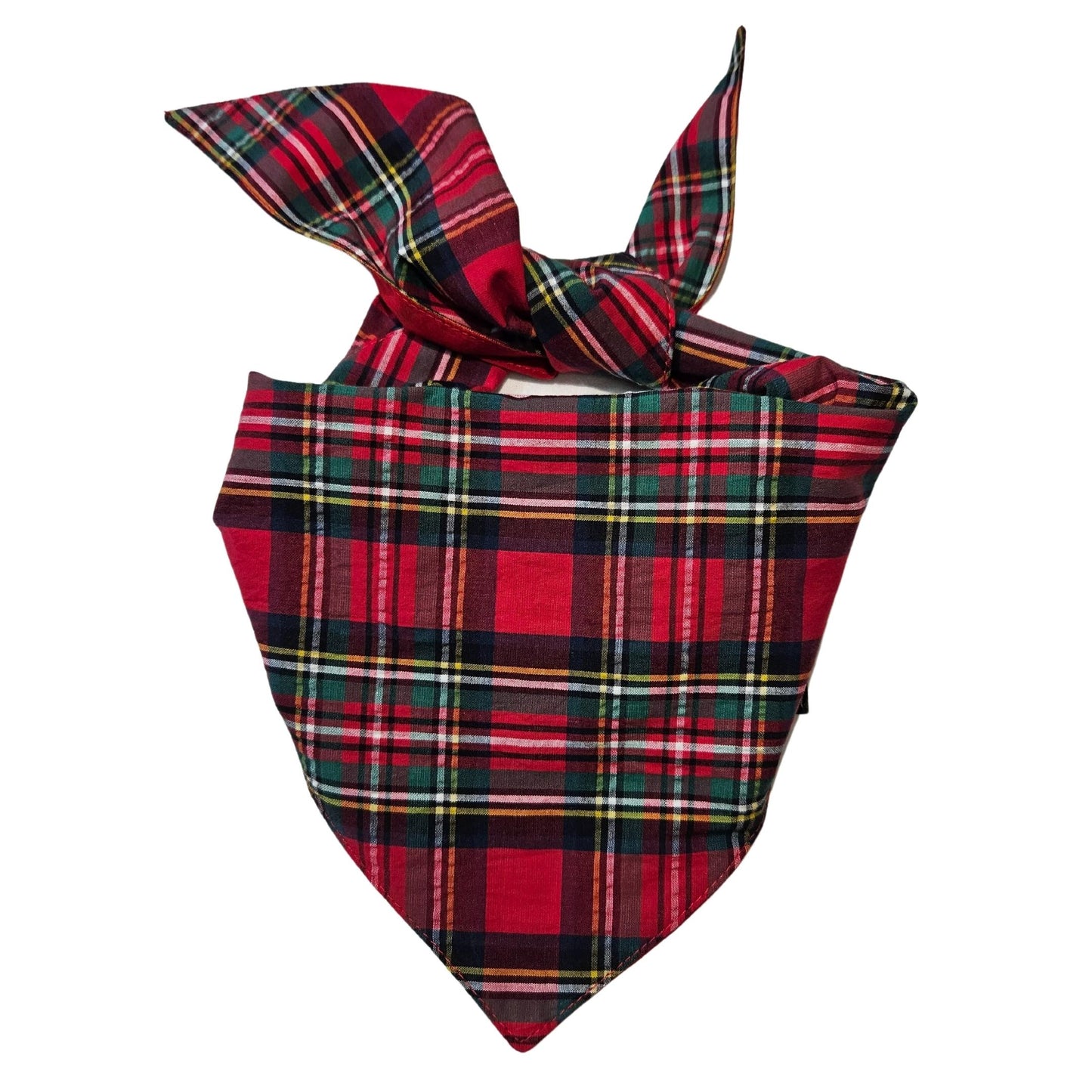 Red & Green Checks | Knot & Tie Bandana