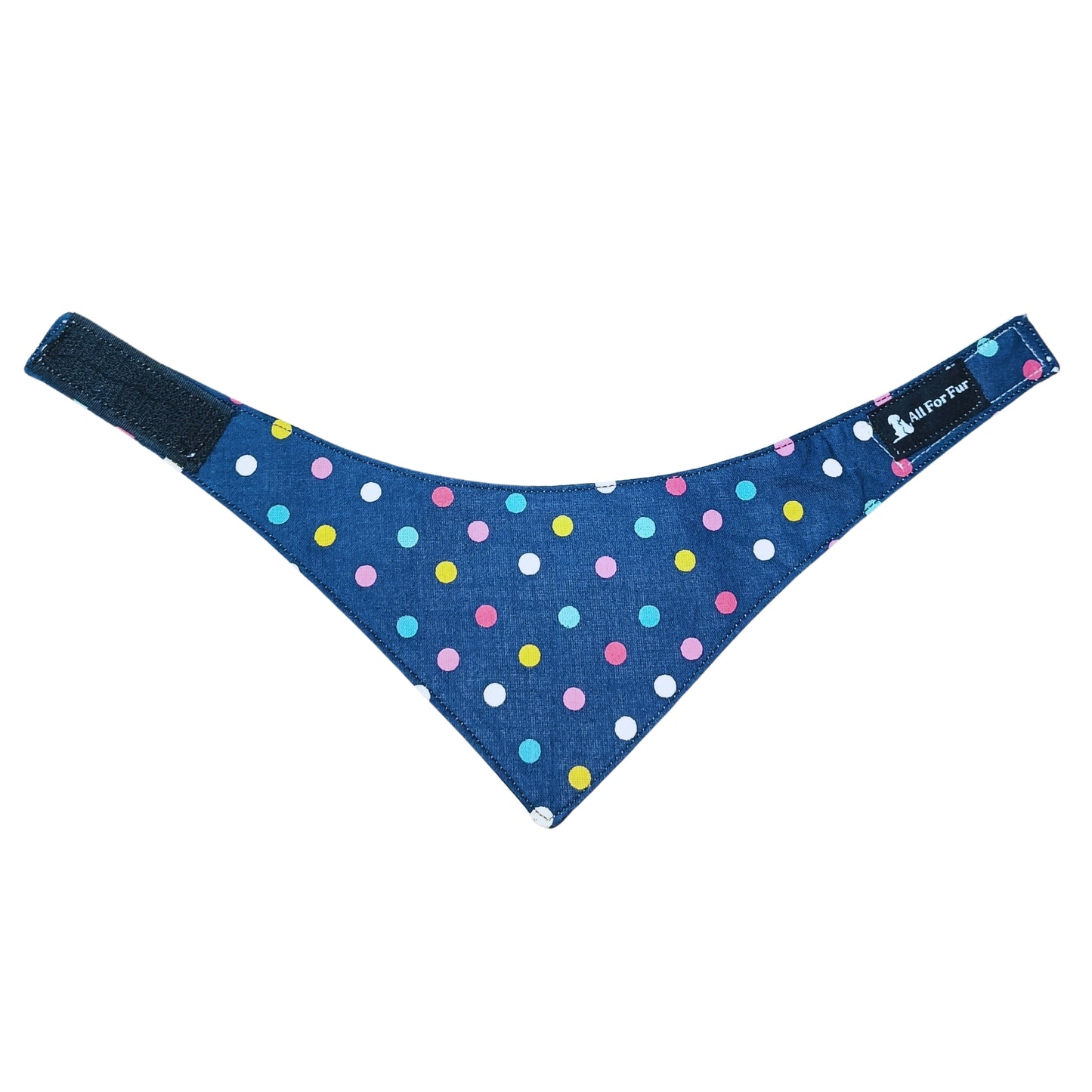 Blue Polka Dot | Velcro Cat & Puppy Bandana