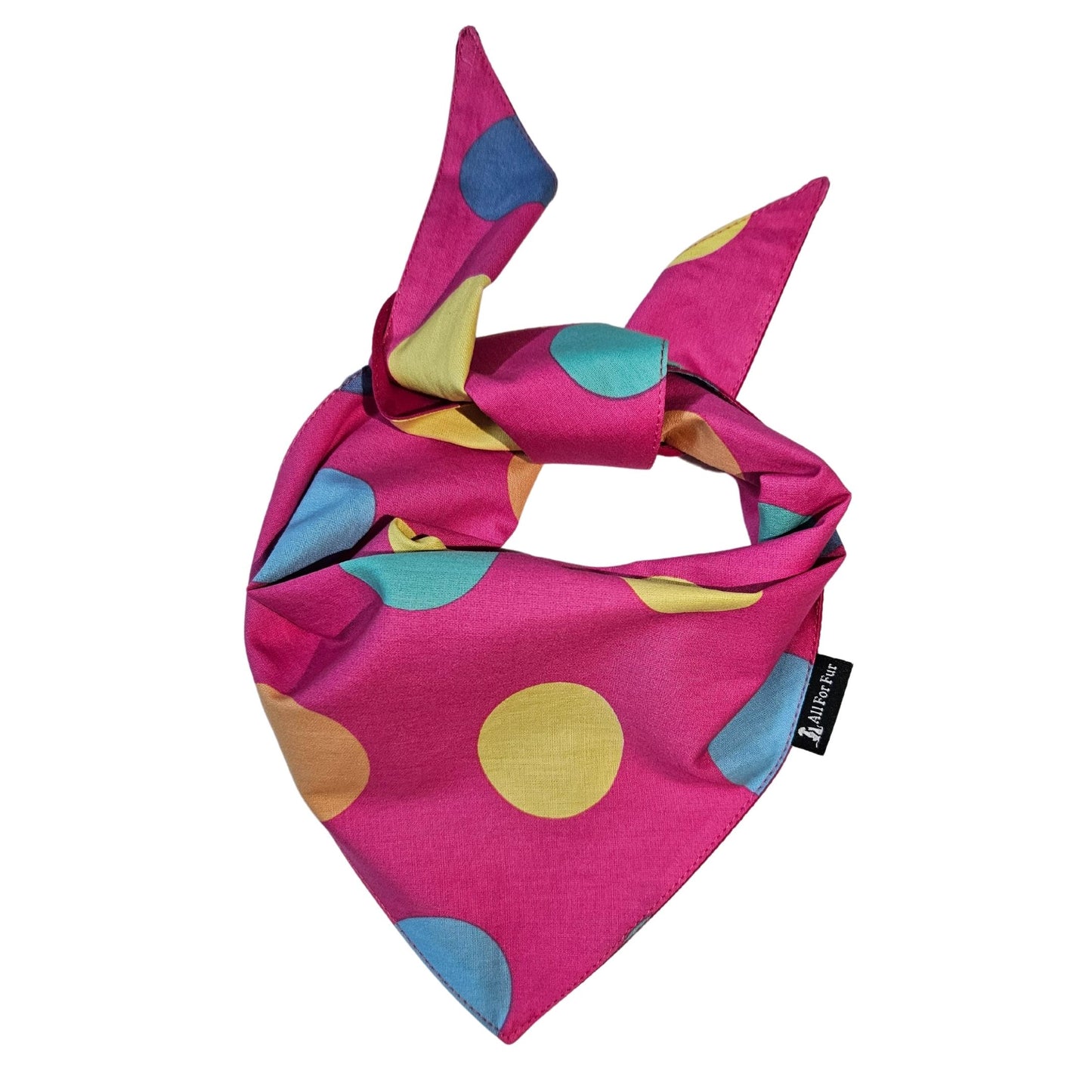 Pink Polka | Knot & Tie Bandana