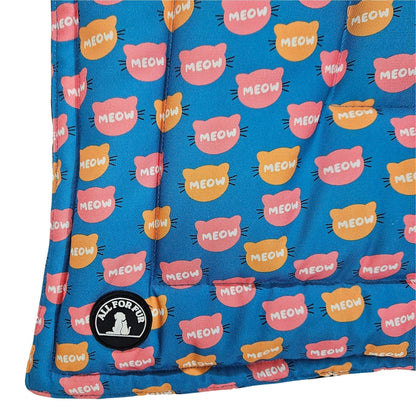 Meow /Cat Print Pet Mat