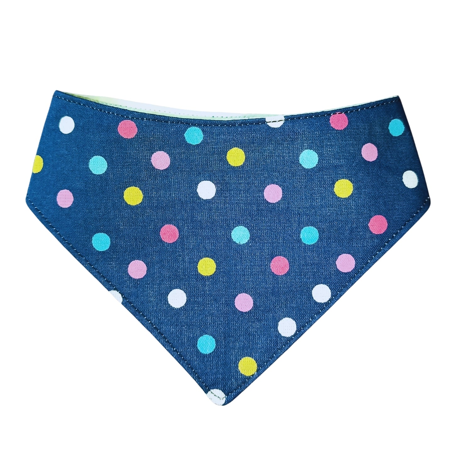 Blue Polka Dot | Velcro Cat & Puppy Bandana