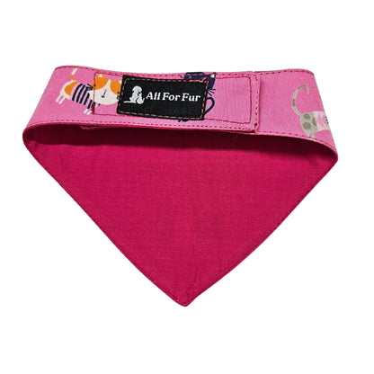 Pink Cats | Velcro Cat & Puppy Bandana