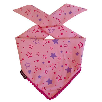 Pink Stars | Knot & Tie Bandana