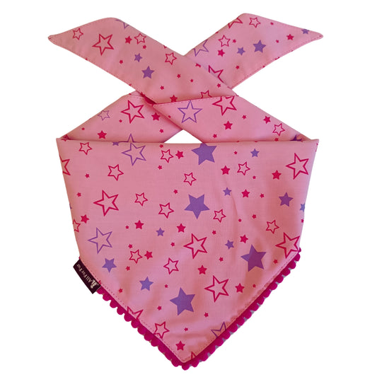 Pink Stars | Knot & Tie Bandana