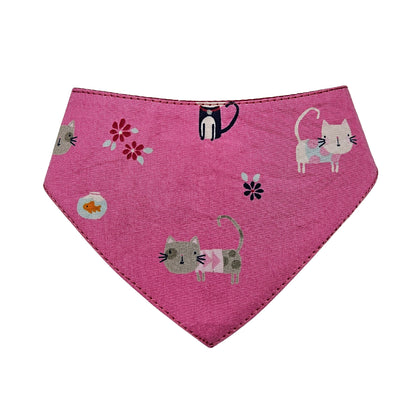 Pink Cats | Velcro Cat & Puppy Bandana