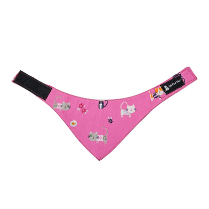 Pink Cats | Velcro Cat & Puppy Bandana