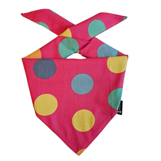 Pink Polka | Knot & Tie Bandana