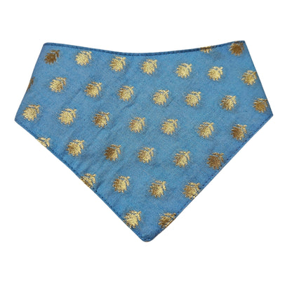 Ethnic Blue | Velcro Cat & Puppy Bandana