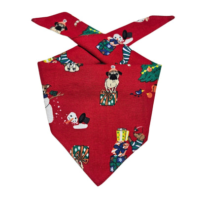 Red Celebration | Knot & Tie Bandana