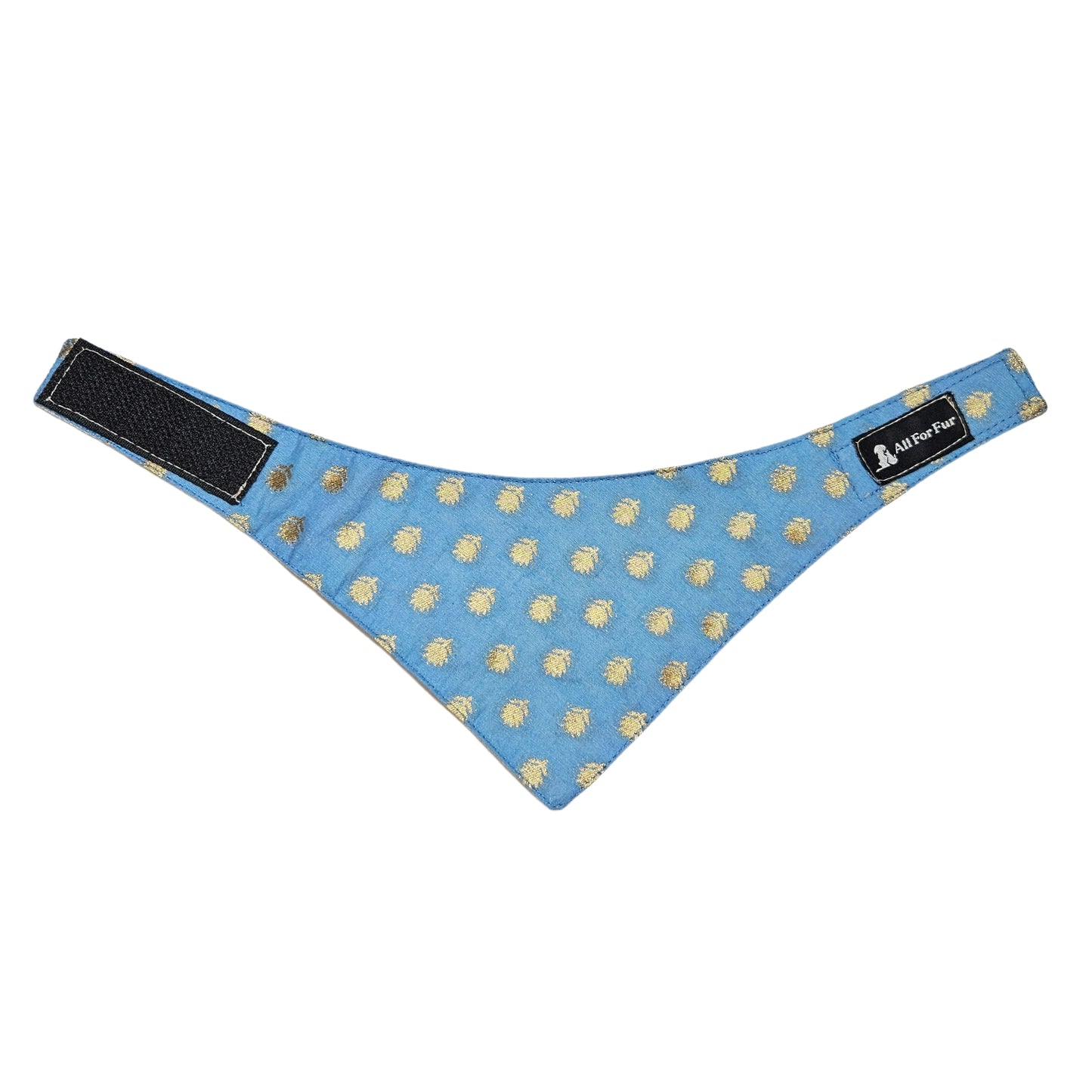 Ethnic Blue | Velcro Cat & Puppy Bandana