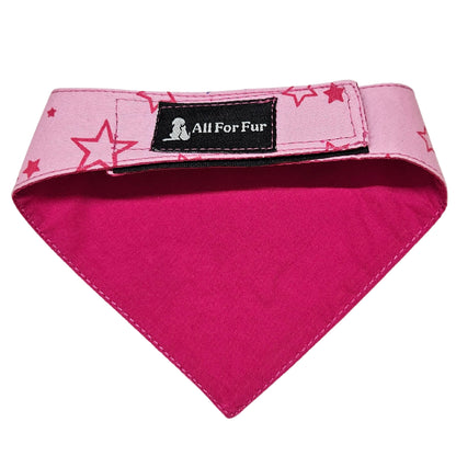 Starry Pink | Velcro Cat & Puppy Bandana