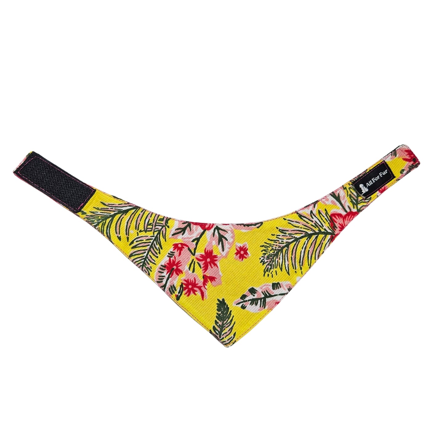 Yellow Floral | Velcro Cat & Puppy Bandana