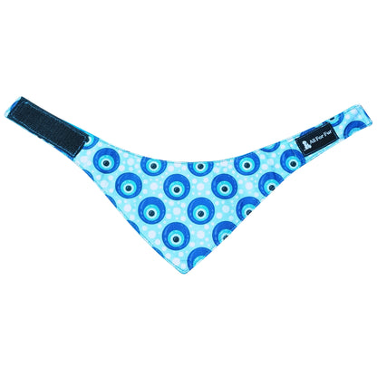 Blue Evil Eye | Velcro Cat & Puppy Bandana