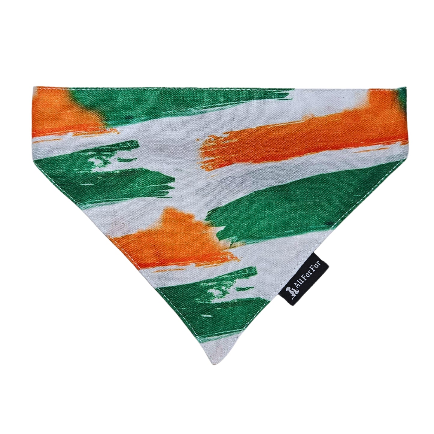 Tricolour Bandana | Snap-Buckle Closure | D-Ring Attachment