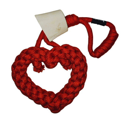 Heart On A Rope | Dog Toy