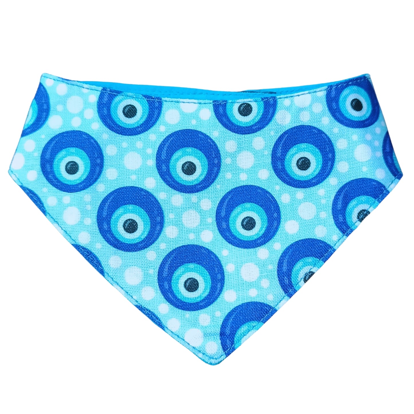 Blue Evil Eye | Velcro Cat & Puppy Bandana