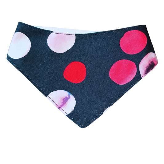 Black Polka | Velcro Cat & Puppy Bandana