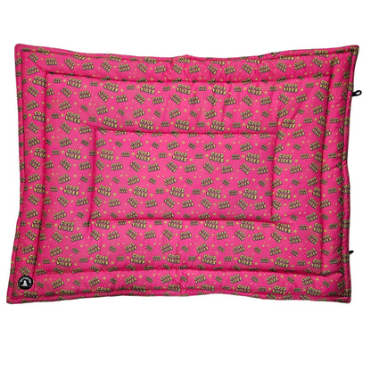 Good Vibes /Dog Print Pet Mat