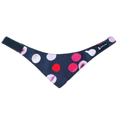 Black Polka | Velcro Cat & Puppy Bandana