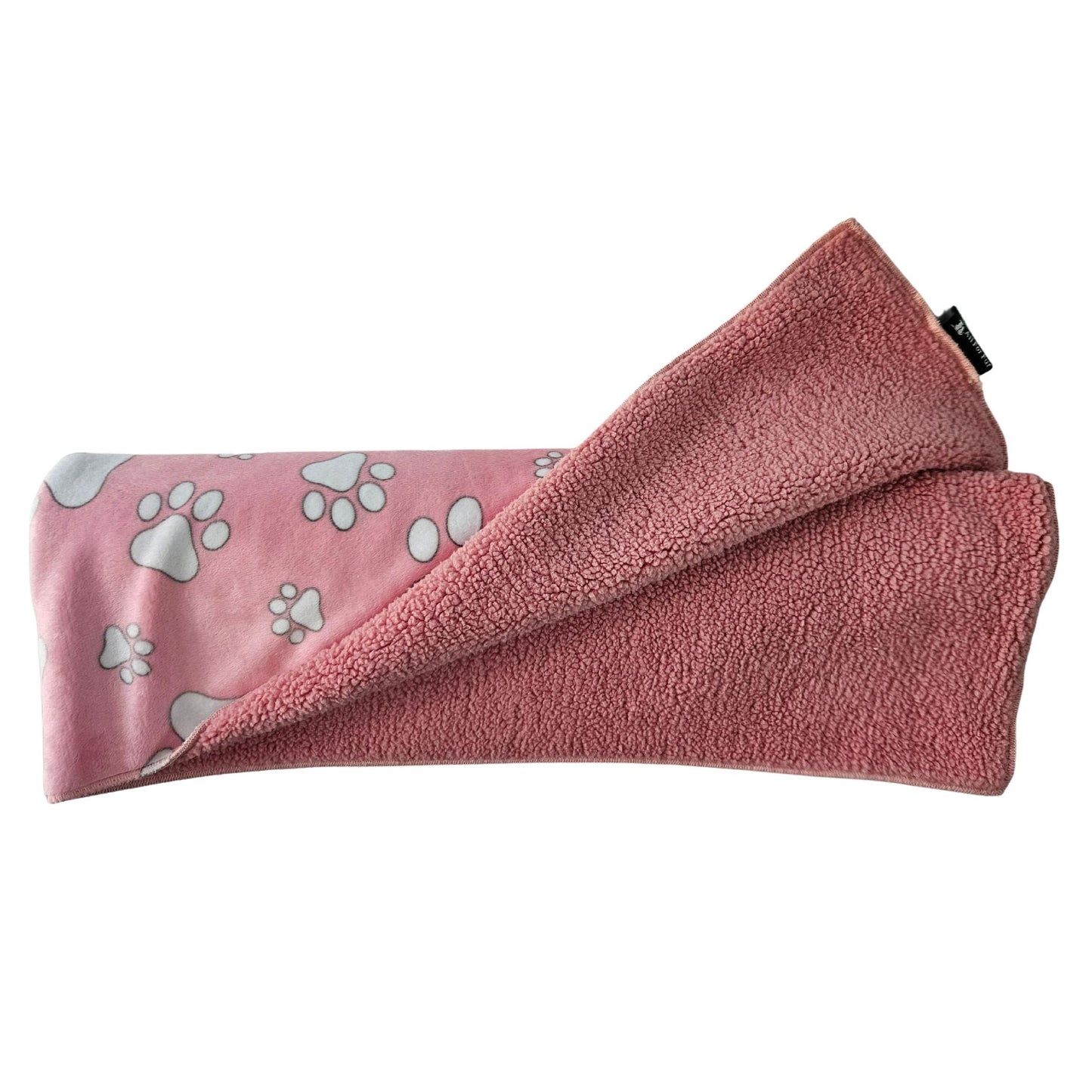 Pink Paws | Sherpa Fur Blanket