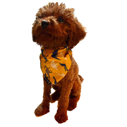 Yellow Dinosaurs | Knot & Tie Bandana