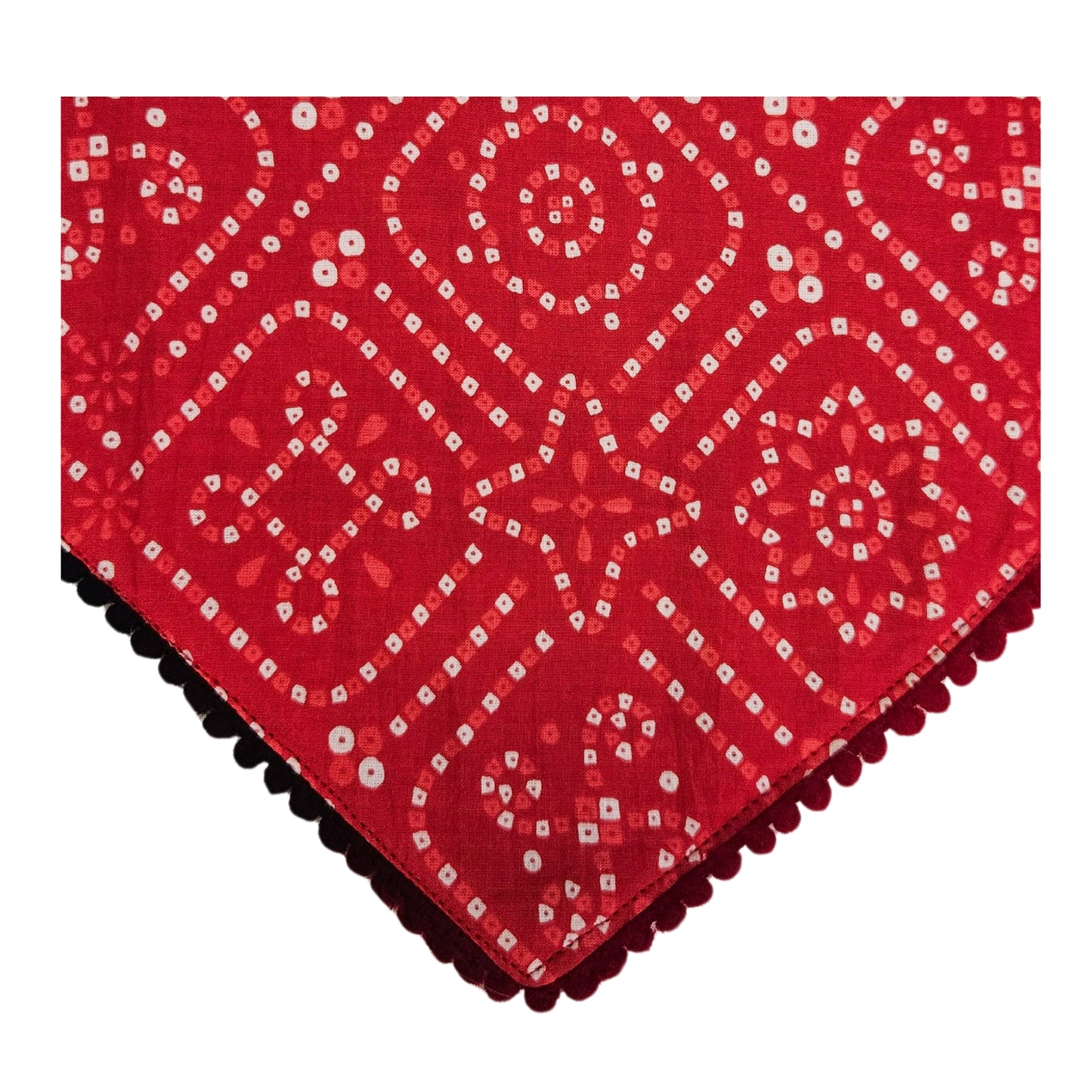 Red Bandhani | Knot & Tie Bandana