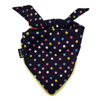 Blue Polka | Knot & Tie Bandana