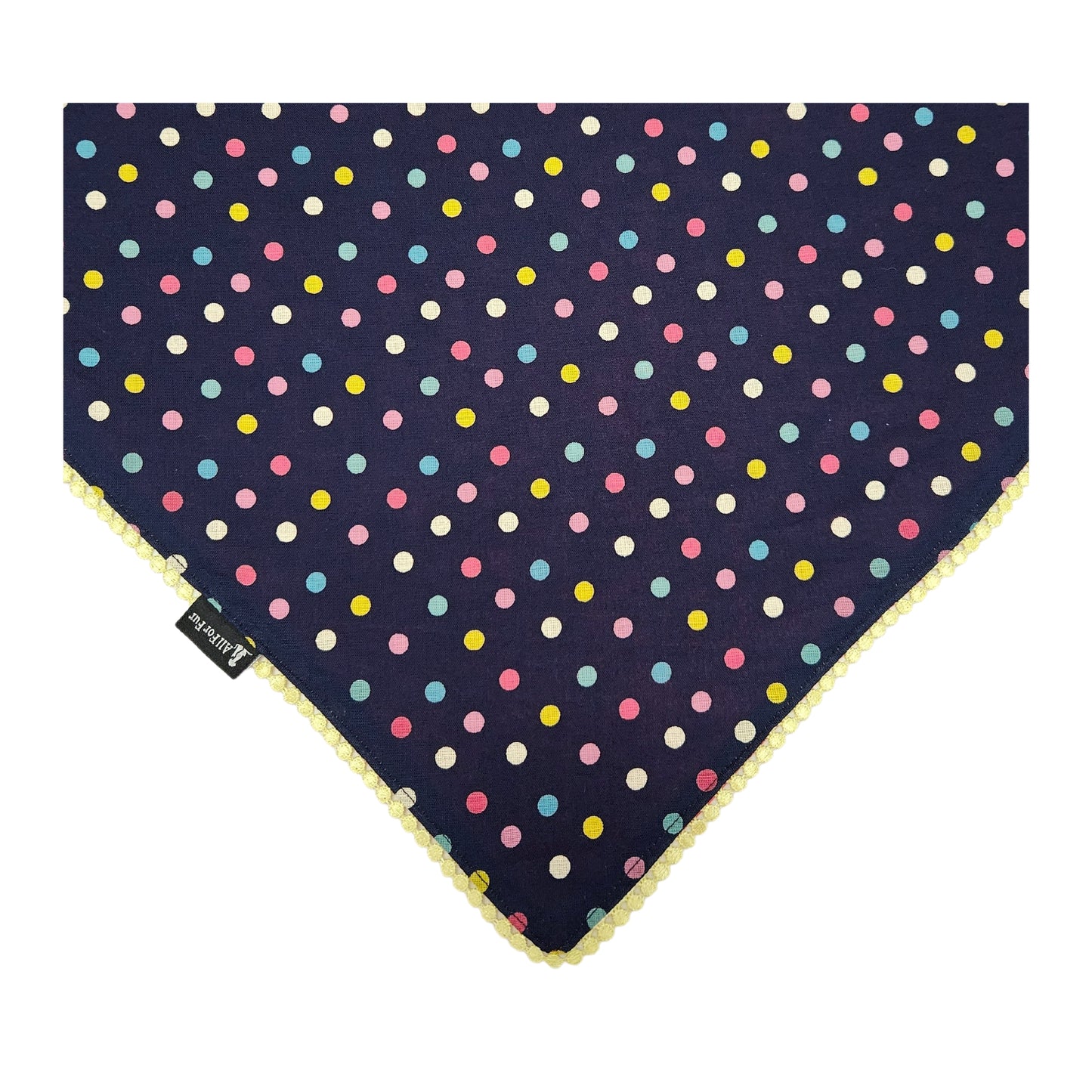 Blue Polka | Knot & Tie Bandana