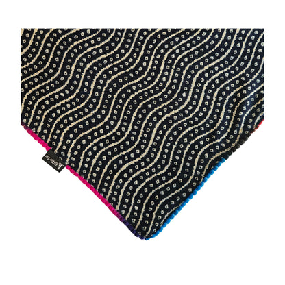 Navy Blue Bandhani | Knot & Tie Bandana