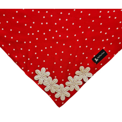 Red Polka | Knot & Tie Bandana