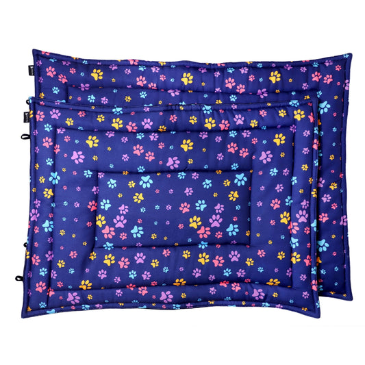 Blue Paw /Dog Print Pet Mat