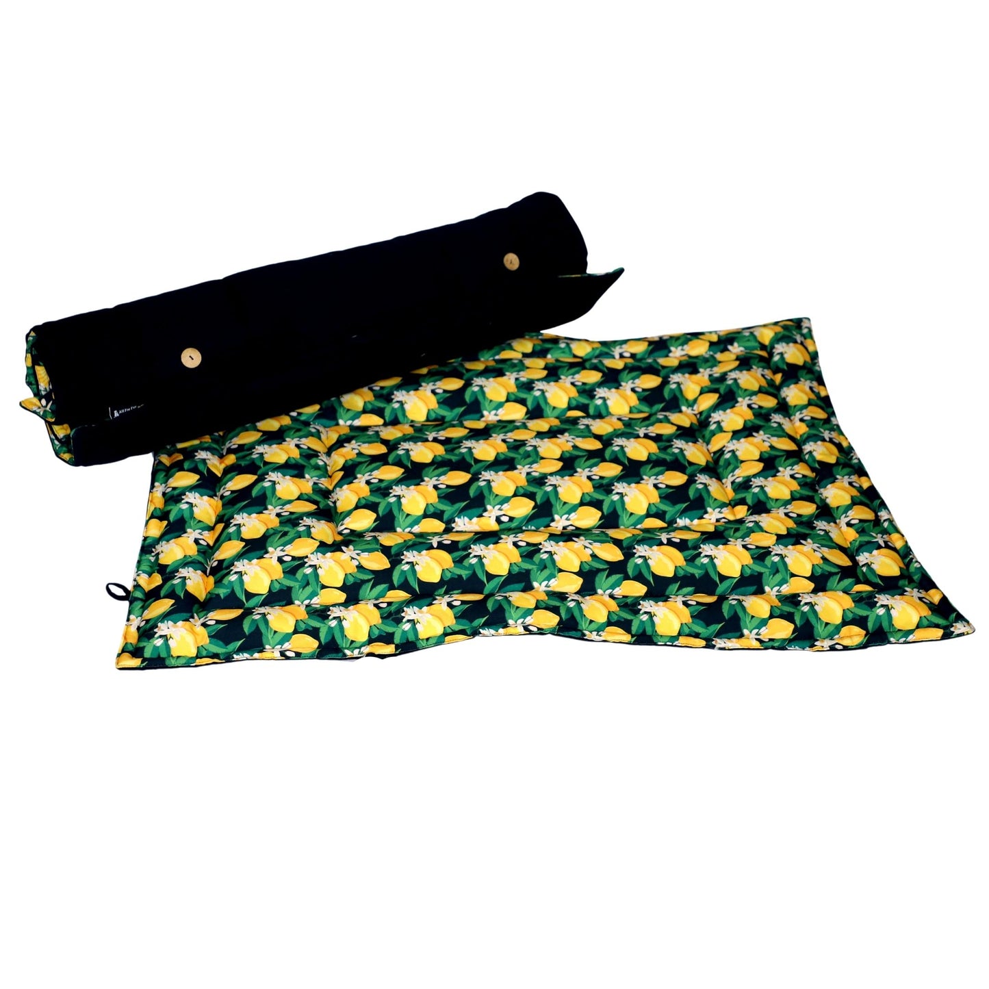 Green Amalfi Lemons Pet Mat