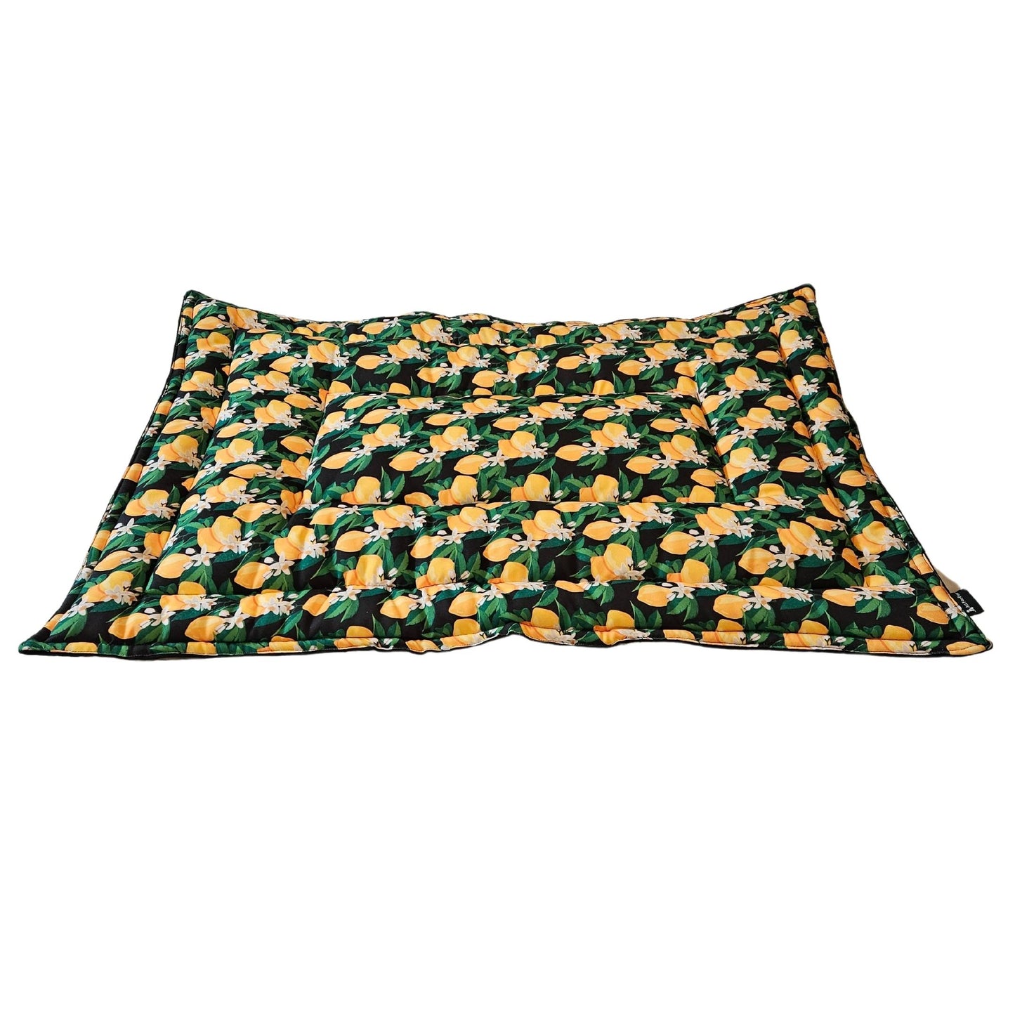 Green Amalfi Lemons Pet Mat