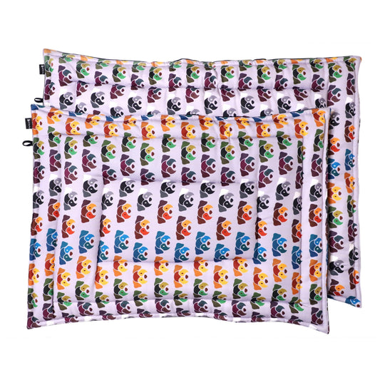 Purple Dog Print Pet Mat