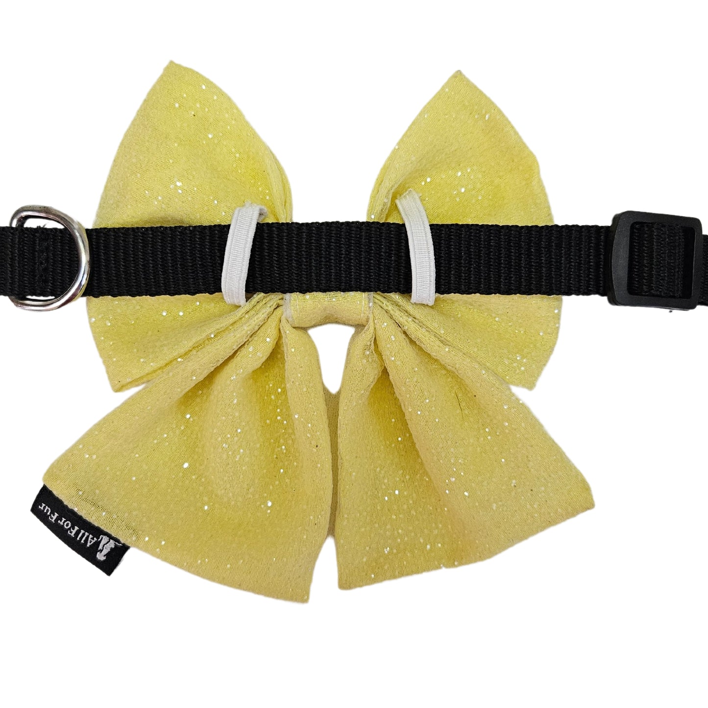 Dazzling Yellow Sailor Bow Tie | Collar Insert/ Pull On