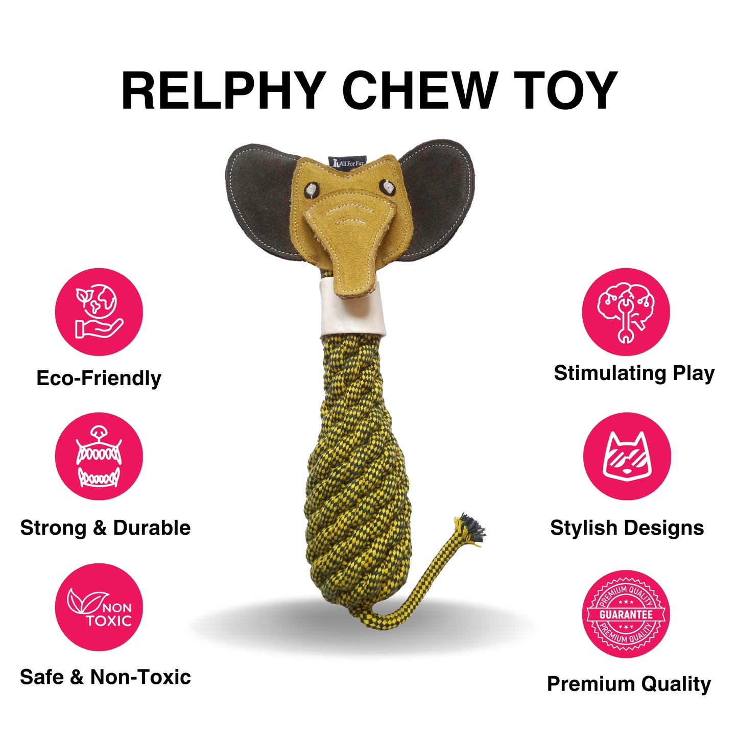 Relphy The Elephant | Dog Toy