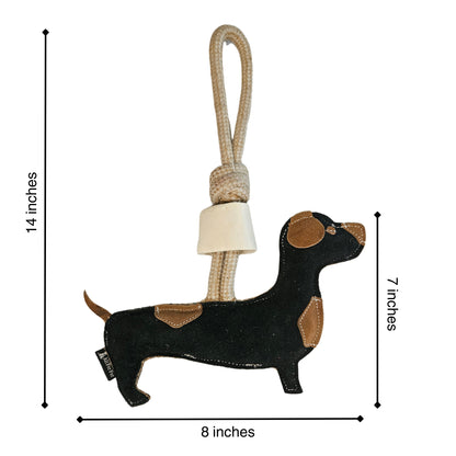 Daschund Dog With Bone | Dog Toy