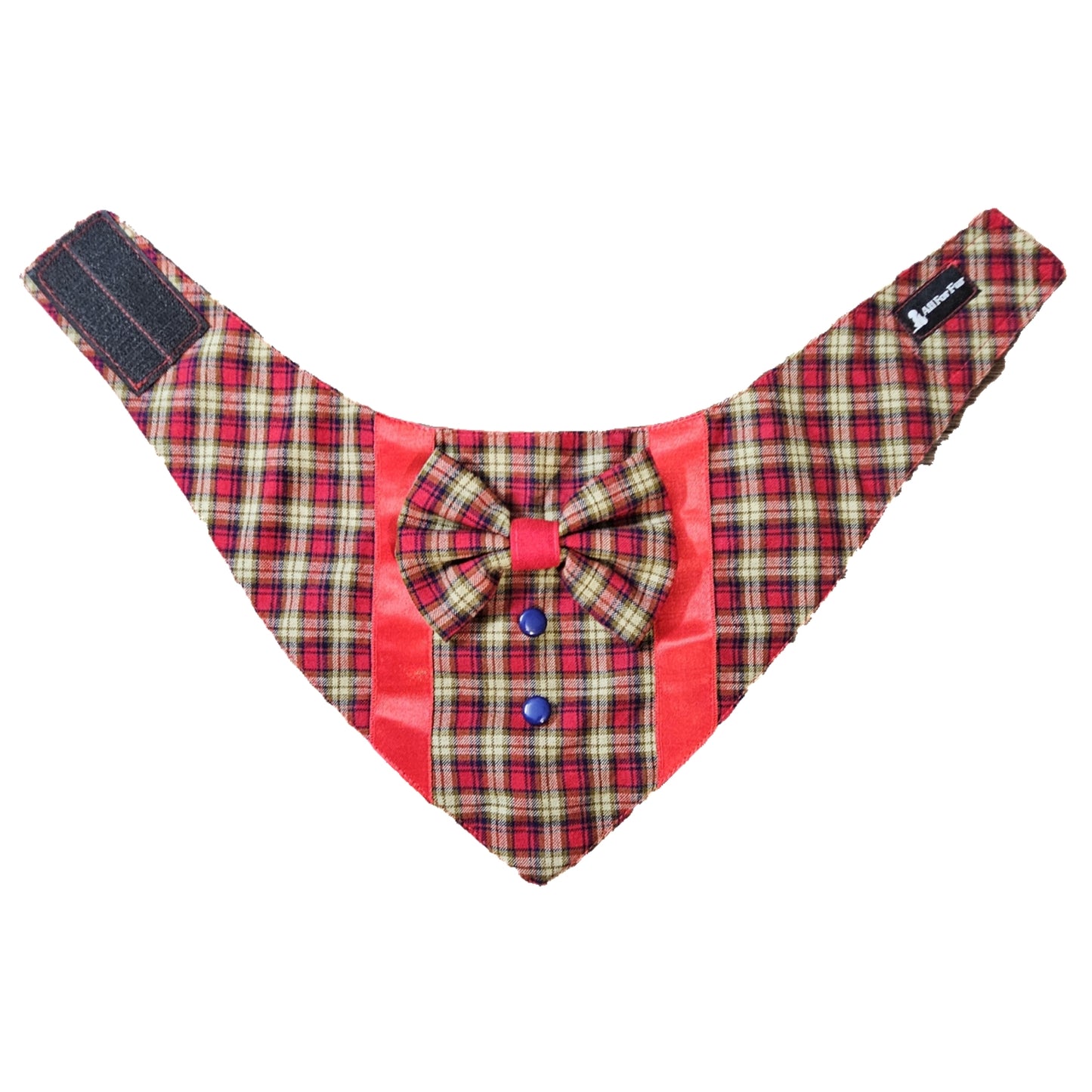 Red Checks Tux | Tuxedo Bandana